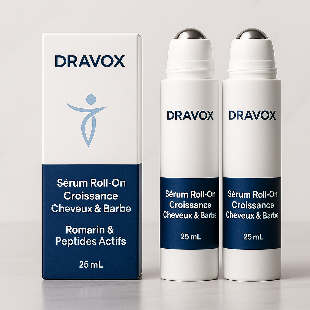 Sérum au Romarin – Fortifiant Naturel pour la Pousse des Cheveux et de la Barbe (Roll-On Massage)