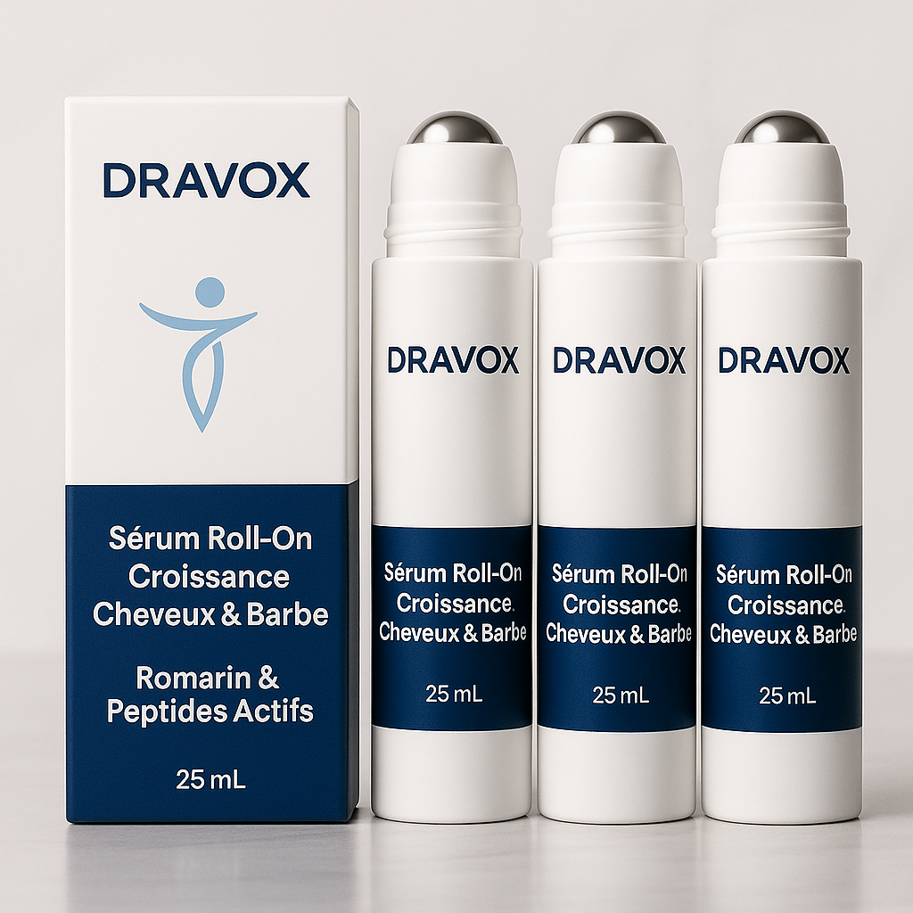 Sérum au Romarin – Fortifiant Naturel pour la Pousse des Cheveux et de la Barbe (Roll-On Massage)